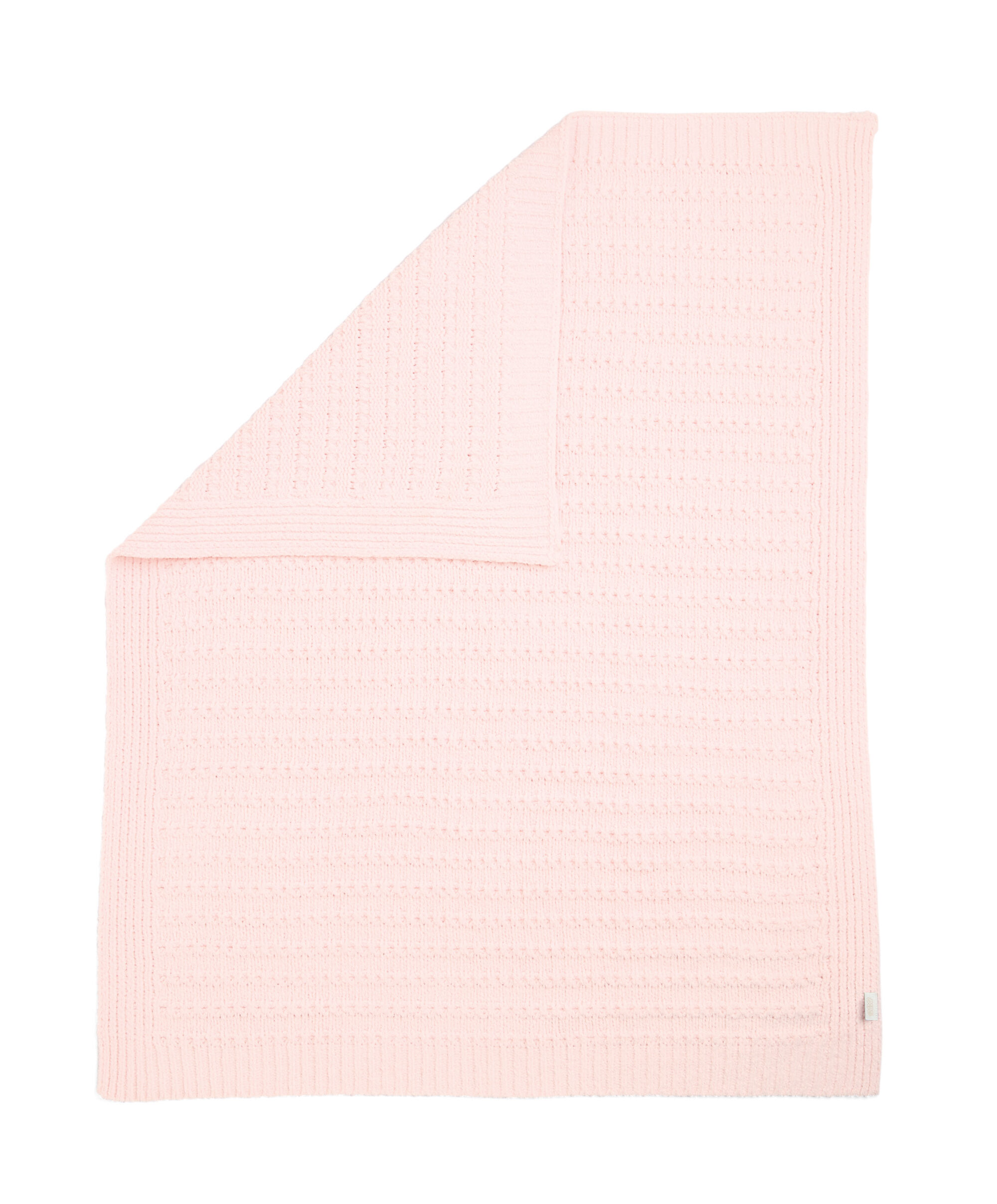 Chenille Blanket - Pink Stripe image number 4
