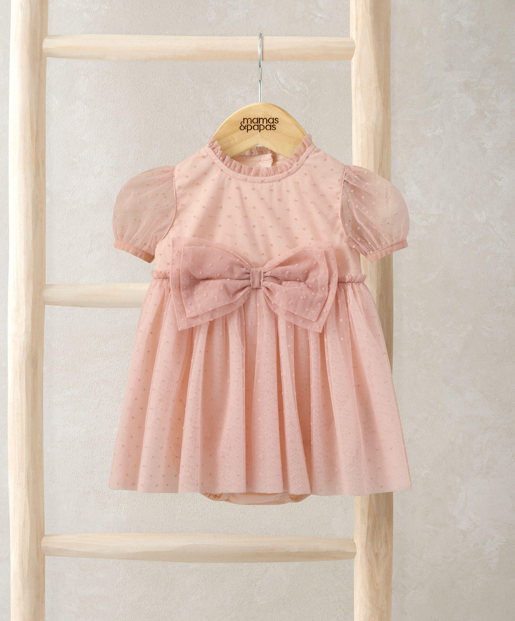 Bow Mock Dress Romper image number 1