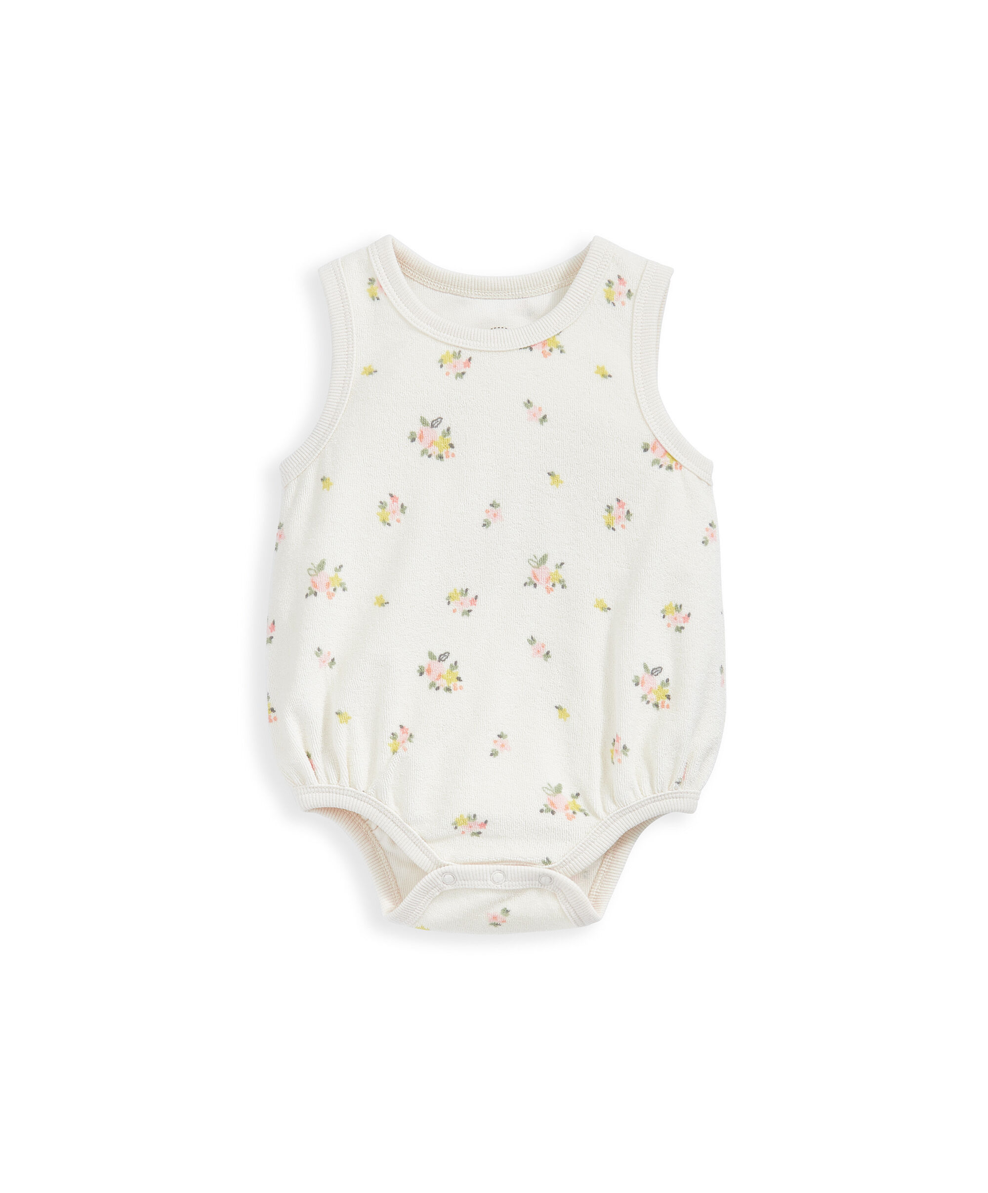 Floral Towelling Bodysuit image number 2