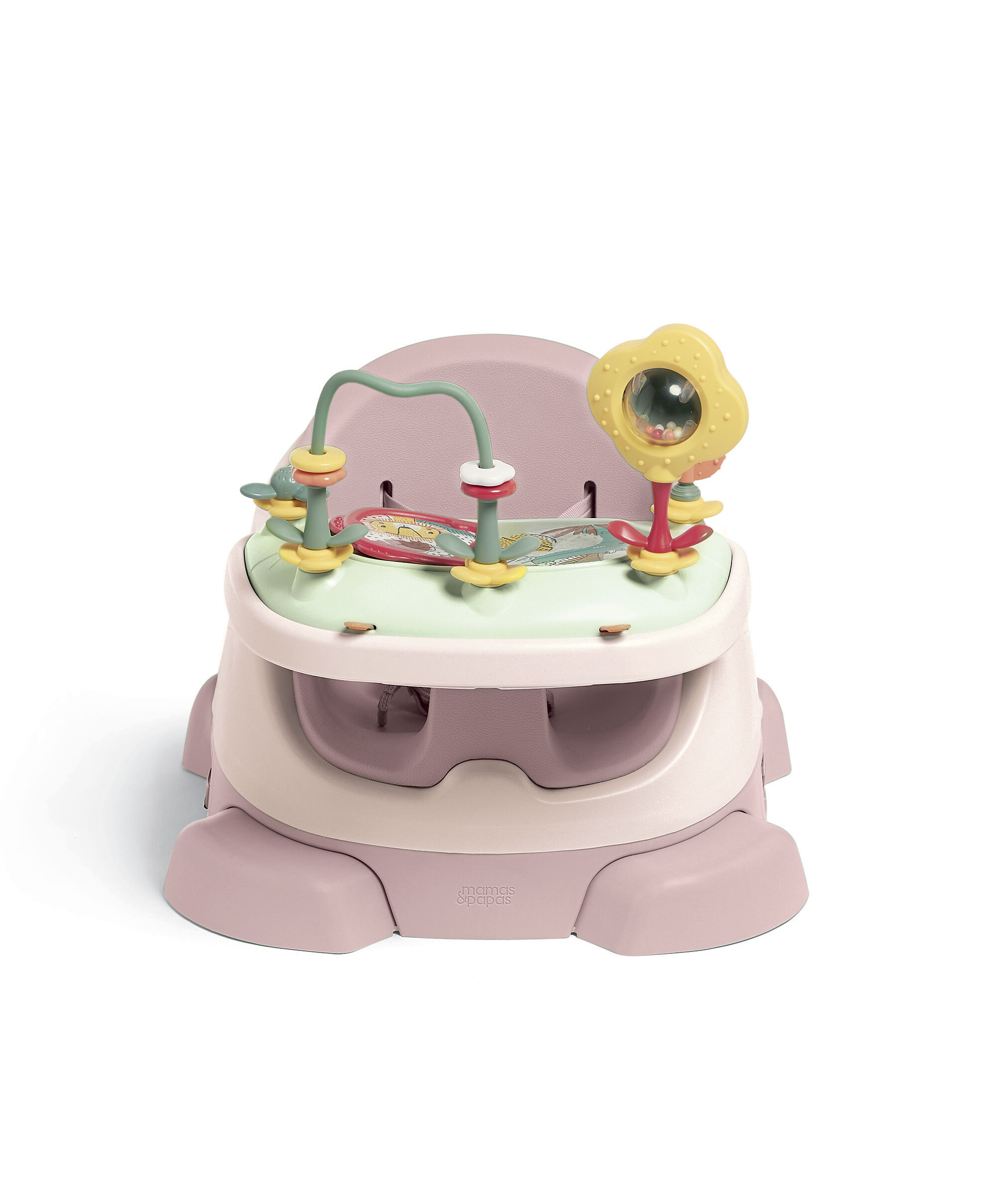 Bug 3-in-1 Floor & Booster Seat with Activity Tray - Blossom image number 2