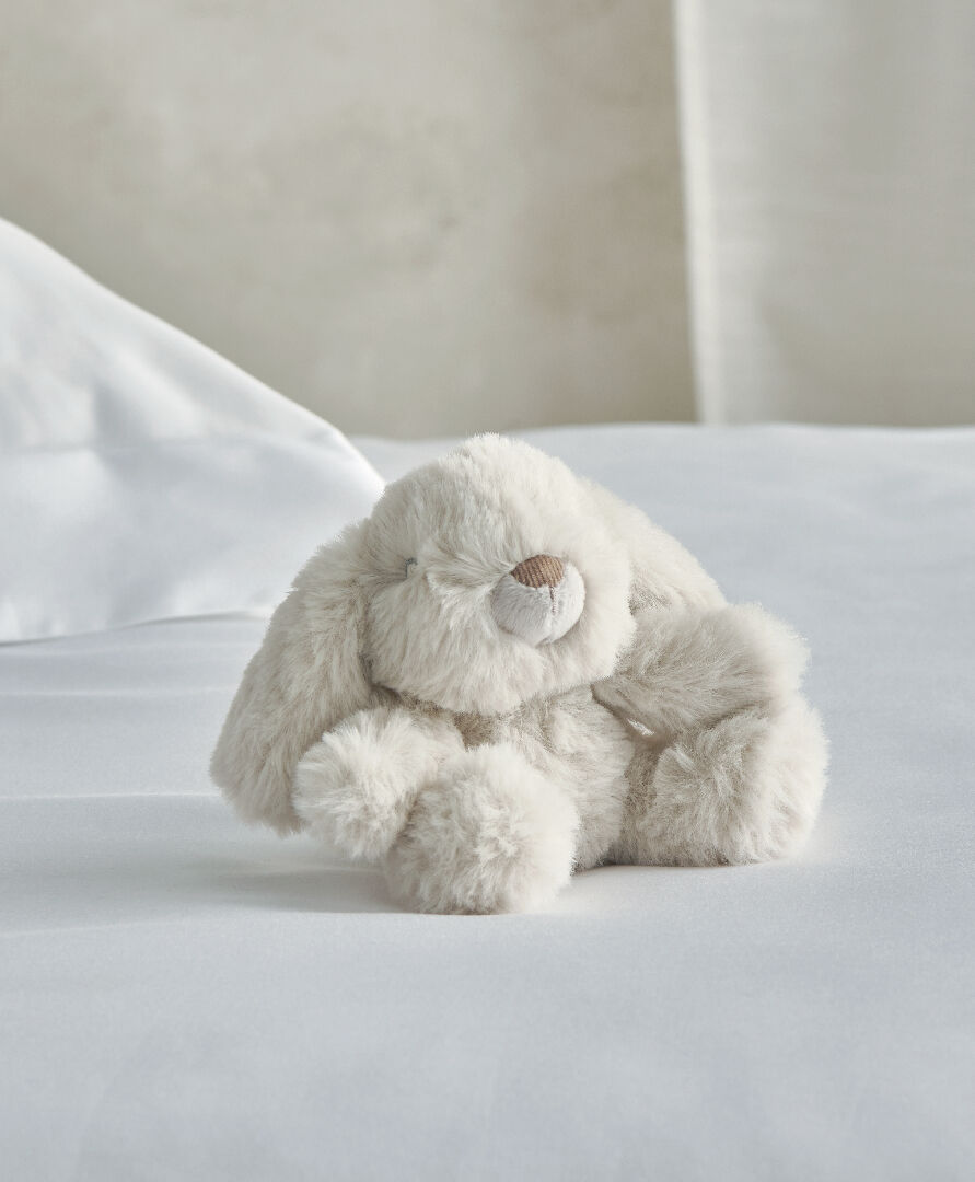 Soft toy - Grey Bunny Beanie image number 1