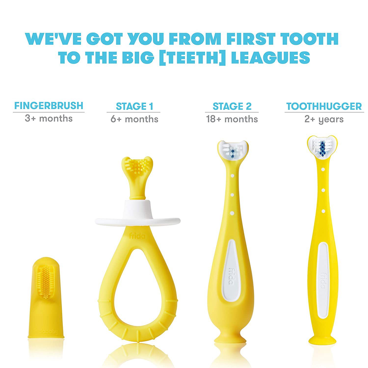 Fridababy - Training Toothbrush With Soft Silicone Bristles image number 4