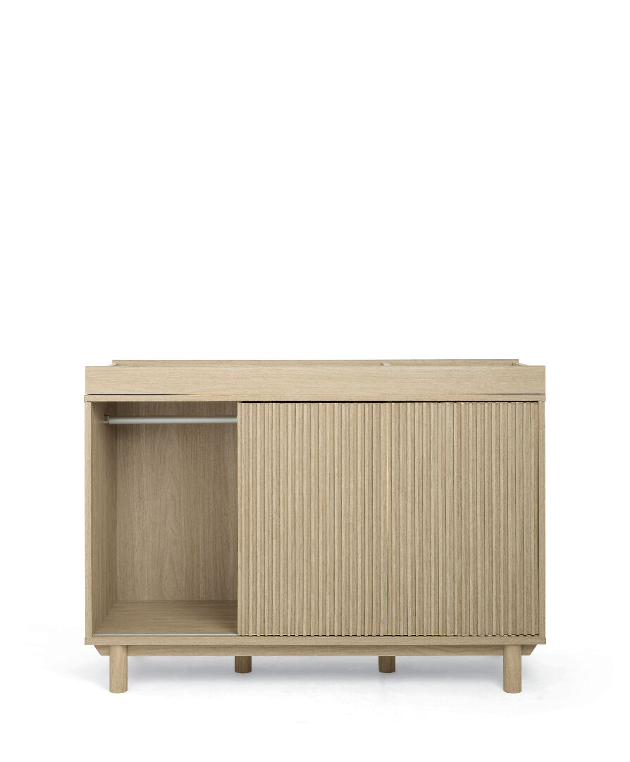 Oska Wide Dresser Changer - Natural/Oak image number 9