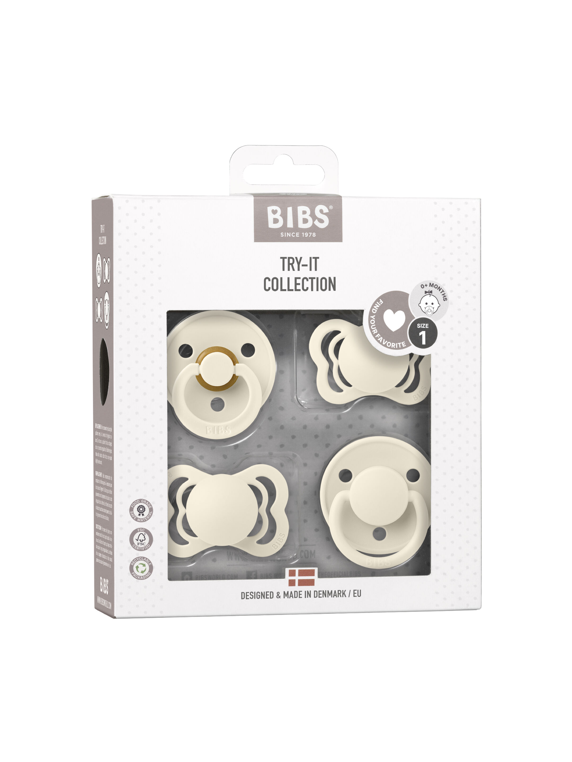 Bibs New Baby Try-It Collection - Ivory (0-6 months) image number 3