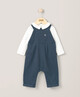 Eid Woven Dungarees & Bodysuit - Blue image number 1