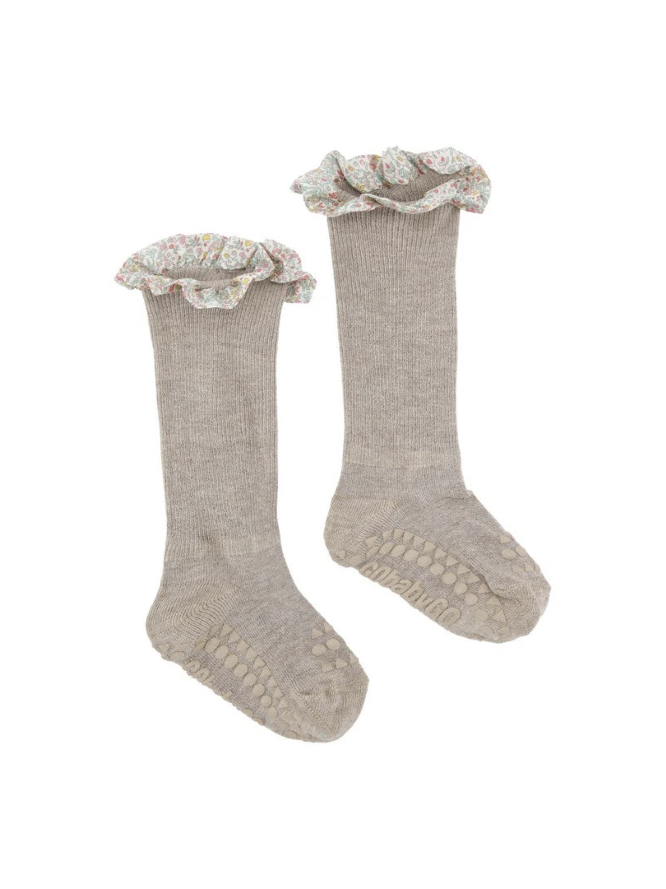 GoBabyGo Non-slip socks - Bamboo / Liberty image number 2