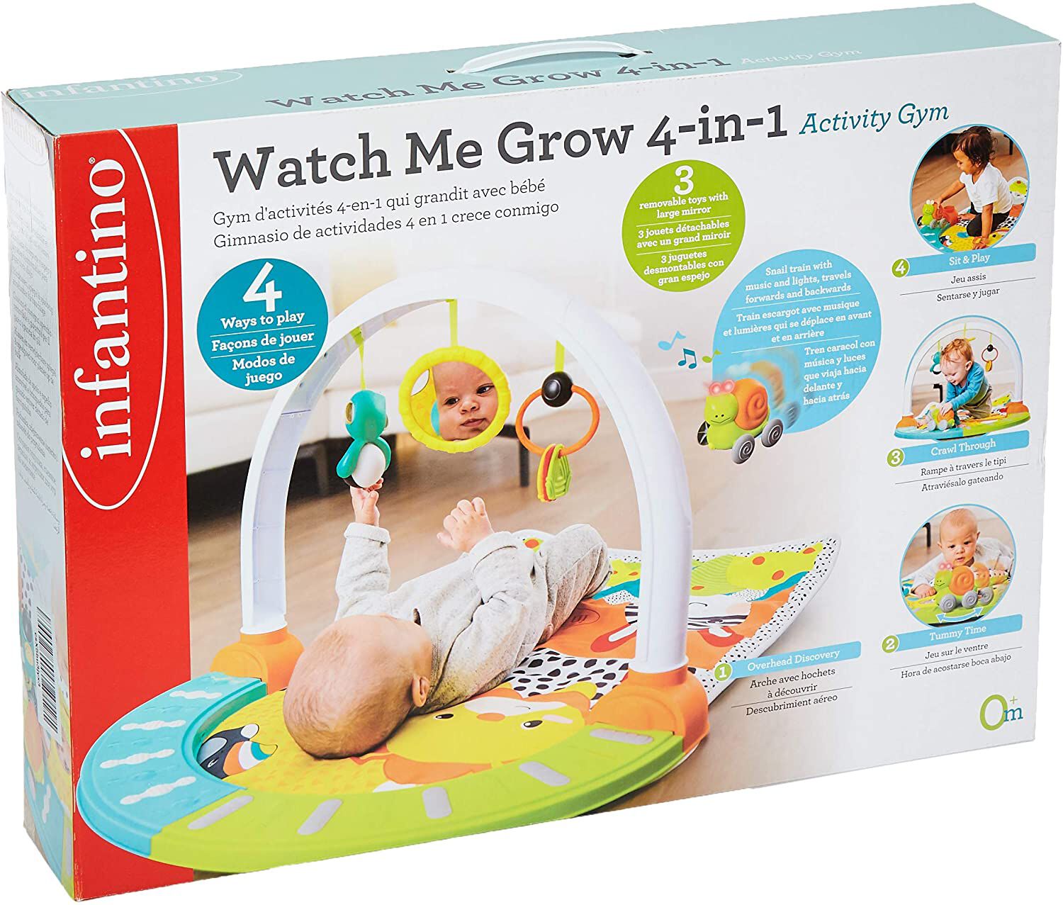 INFANTINO WATCH ME GROW 3-IN-1 ACTIVITY GYM image number 3