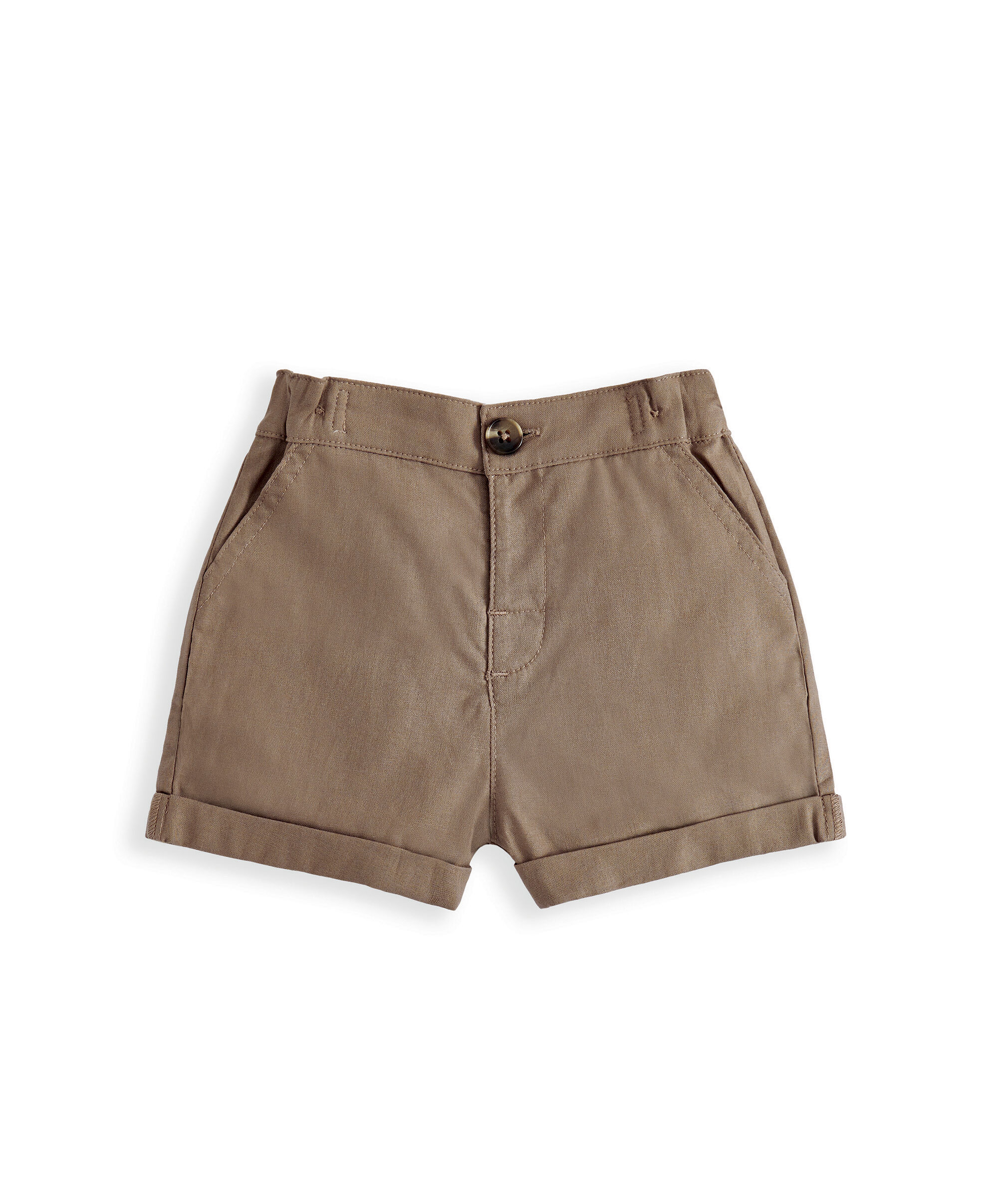 Rust Shirt & Shorts Outfit Set image number 4