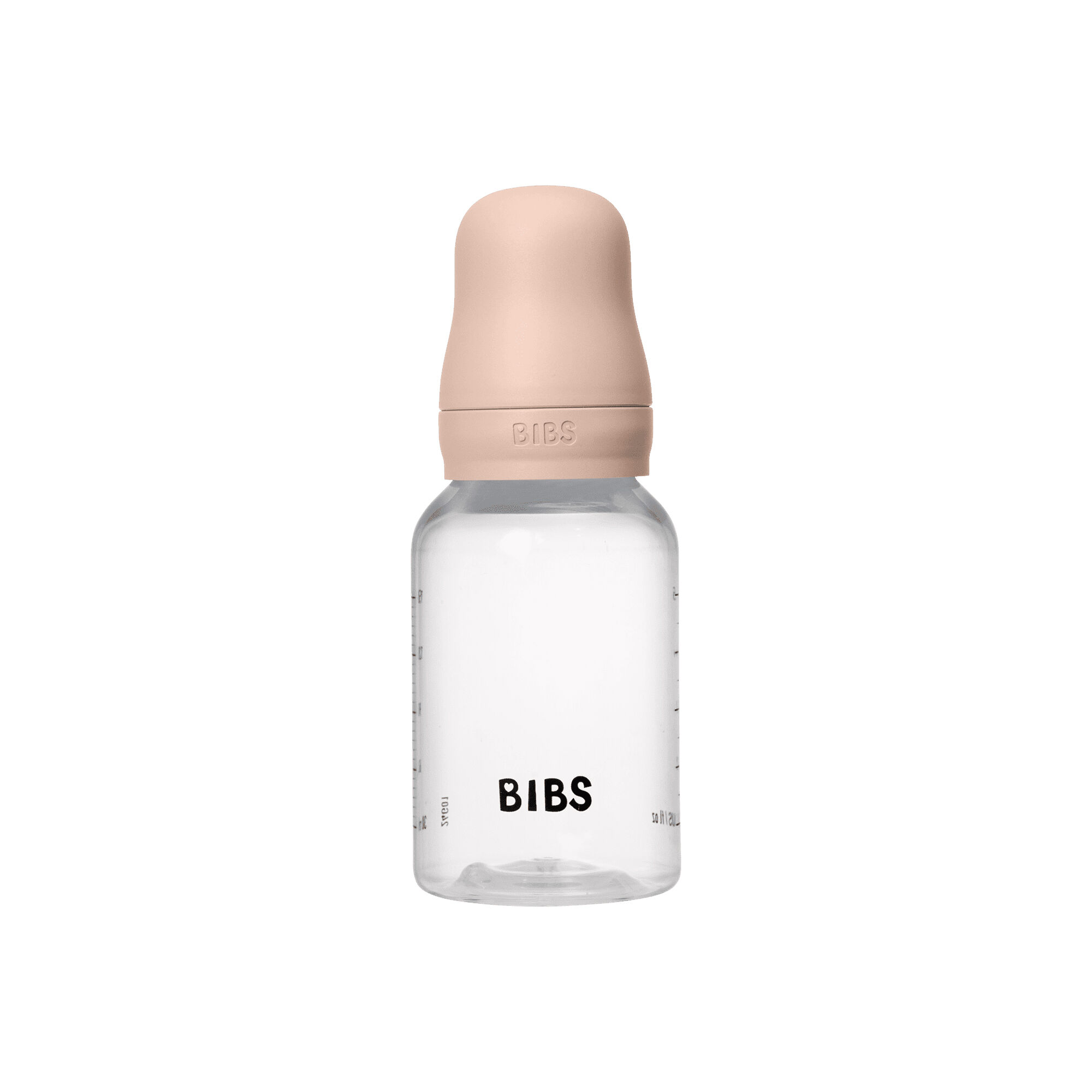 BIBS Baby Bottle Round Nipple Latex 1 Pack 150 Ml Slow Flow Blush image number 1