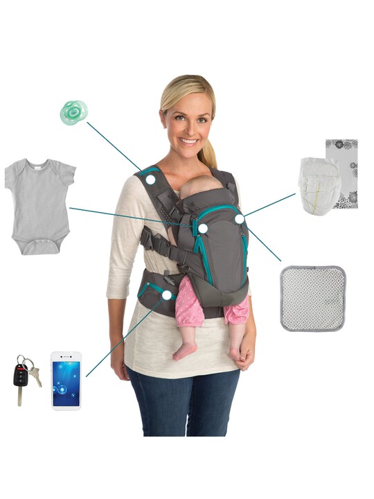 Baby carrier with pockets sales