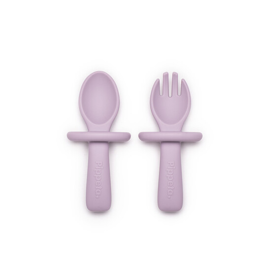Pippeta My 1st Spoon & Fork - Lilac image number 1