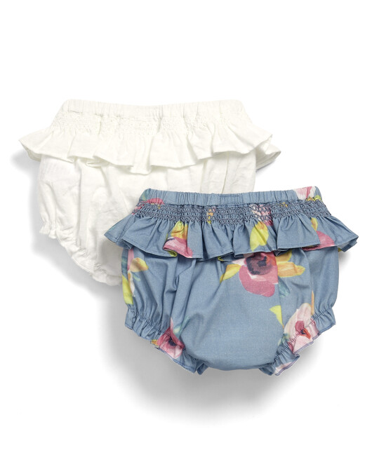 Buy Frilly Knickers (2 Pack) - Baby Accessories