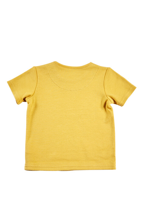 Yellow Slogan T-Shirt image number 2
