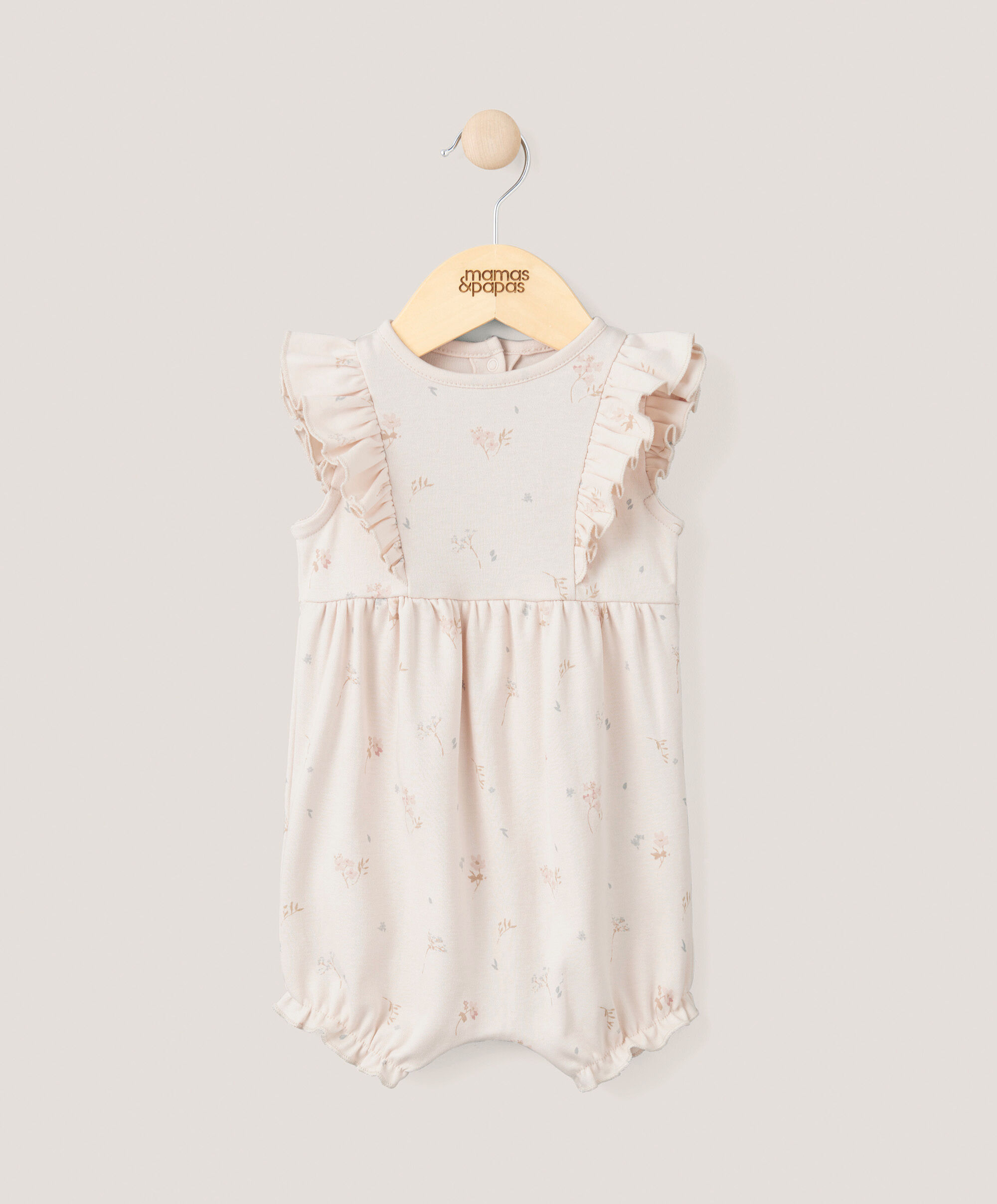 Floral Jersery Shortie Romper image number 1