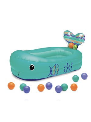 Infantino Whale Inflatable Bath Tub with Temperature Sensor