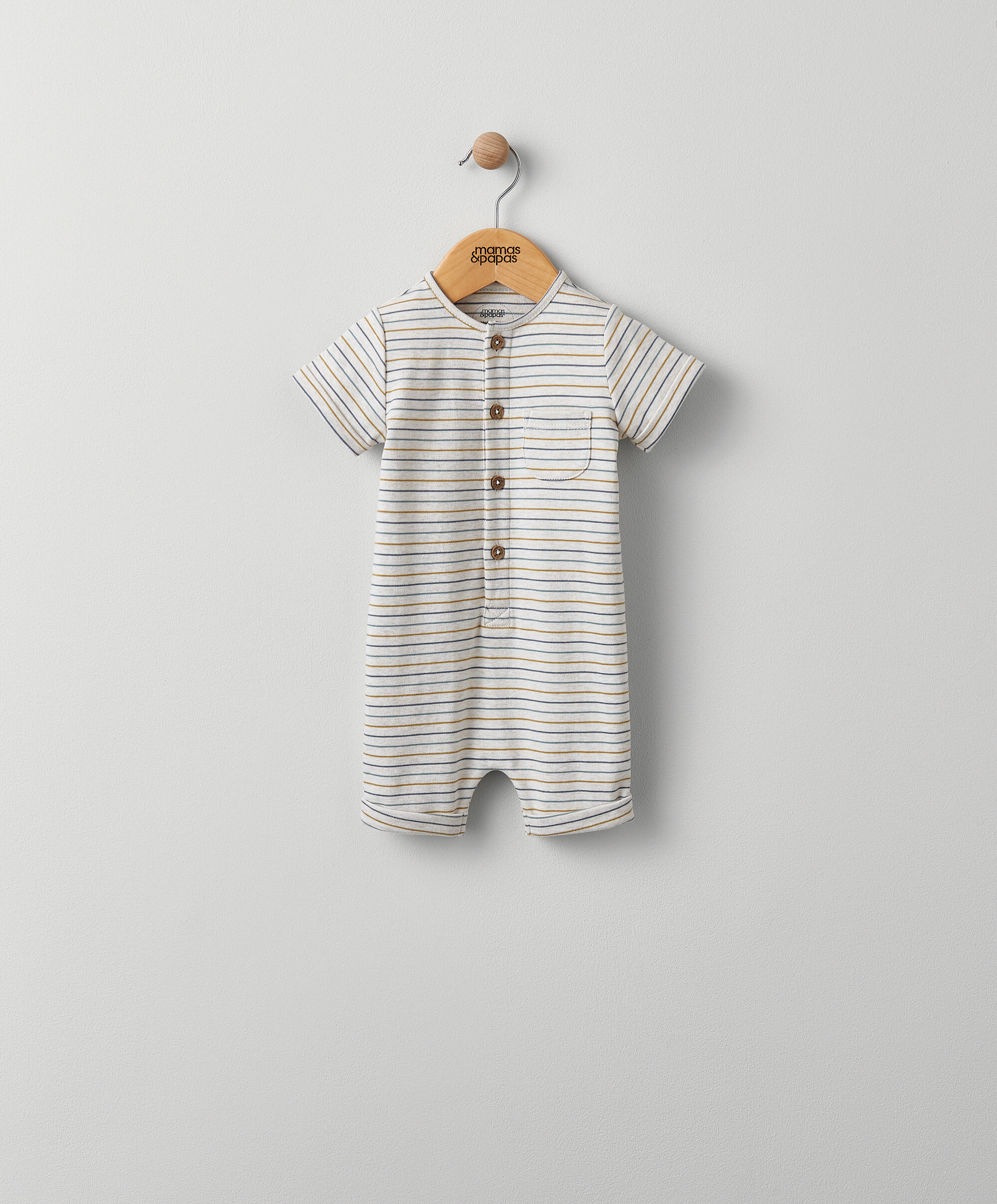 Stripe Shortie Romper image number 1