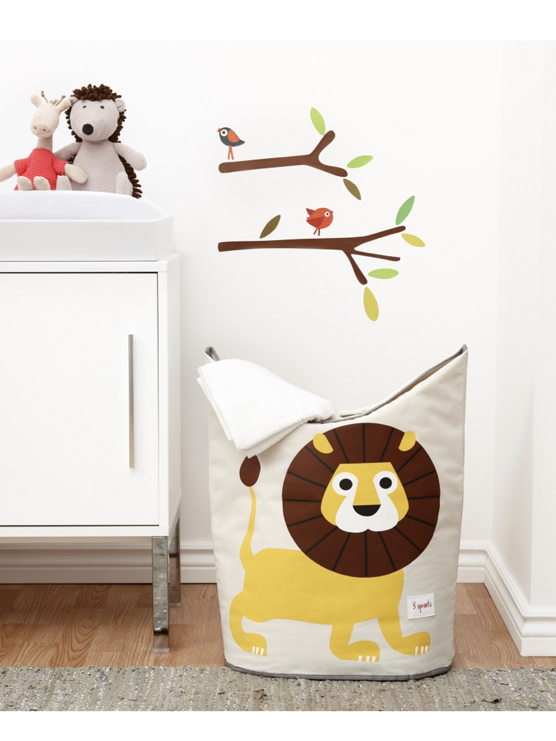 3 Sprouts Laundry Hamper - Lion image number 3