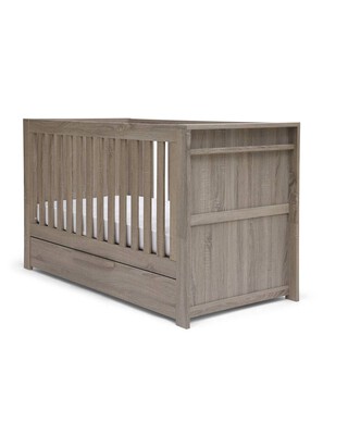 Franklin Convertible Cot & Toddler Bed 3 in 1 - Grey Wash