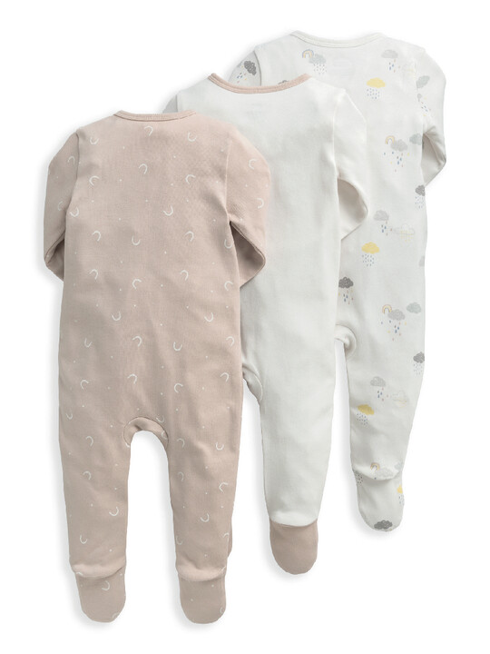 Clouds Sleepsuits 3 Pack image number 2