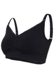 Cariwell Organic Maternity & Nursing Bra-XL Black image number 2