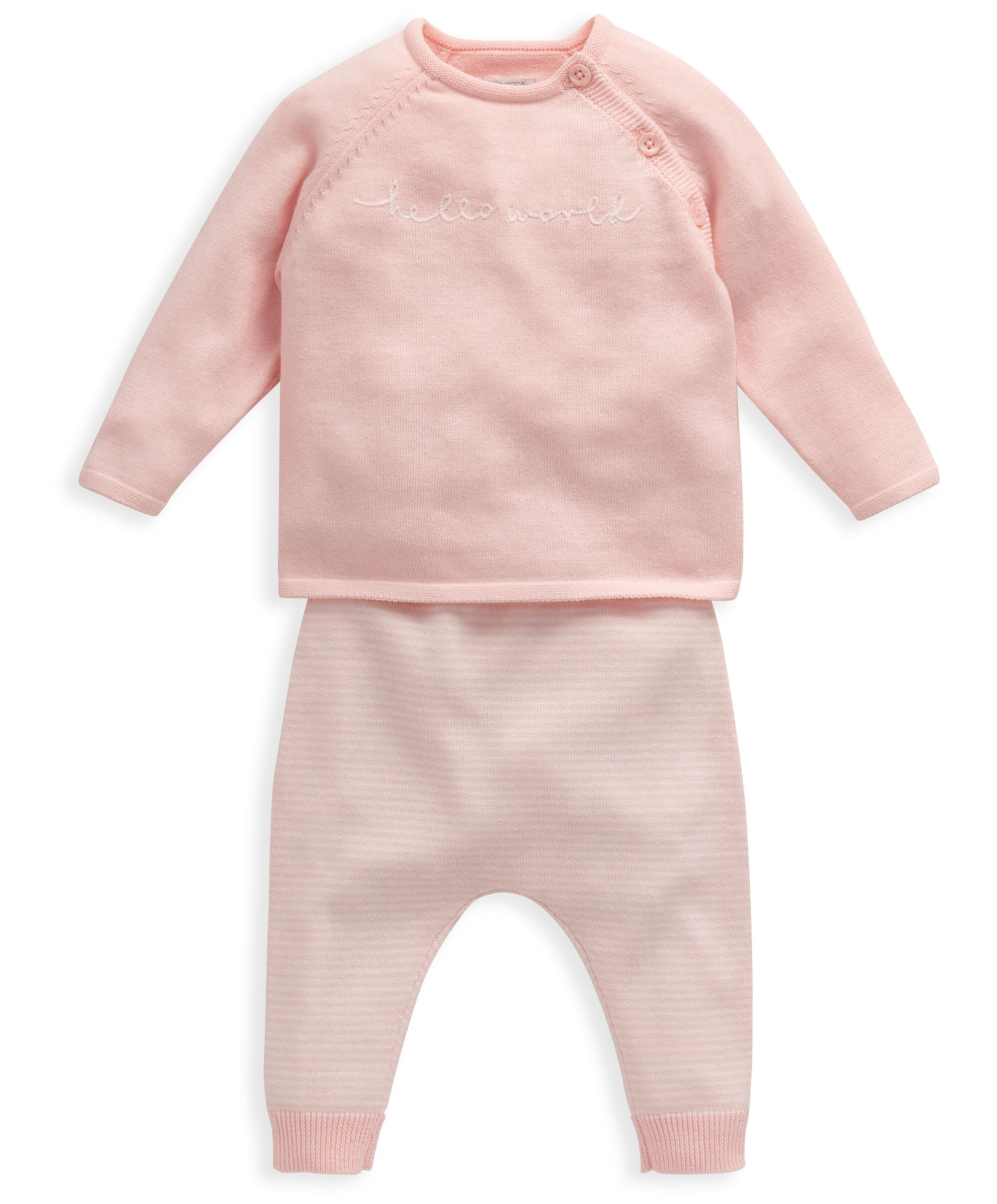 Organic Cotton Striped Leggings image number 1