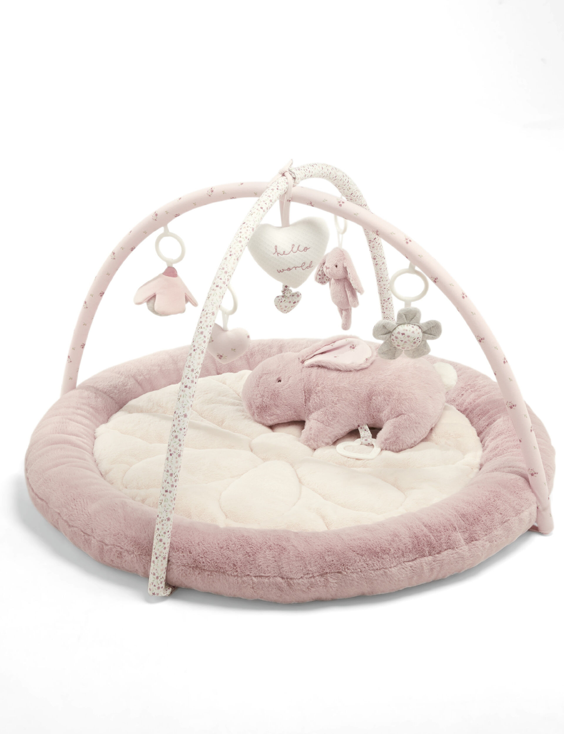 Welcome to the World Bunny Playmat - Pink image number 2