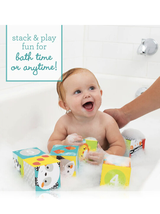 Infantino Colors & Numbers Bath Blocks - 3 Piece image number 4