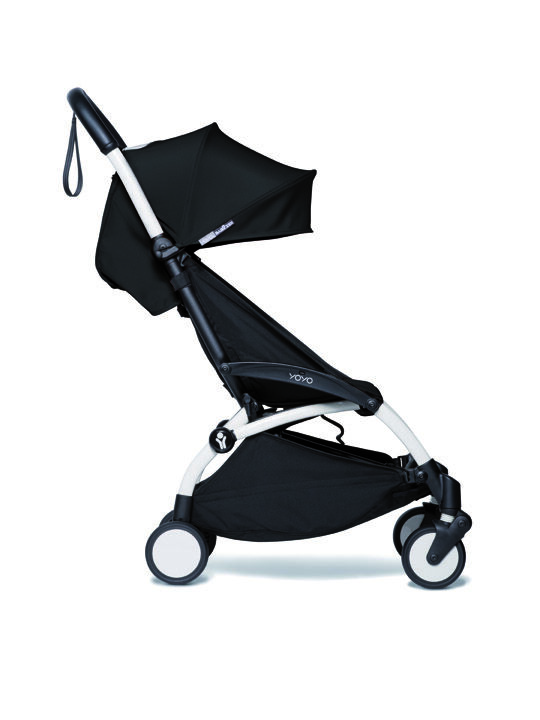 YOYO2 Stroller White Frame with Black 6+ Color Pack image number 2