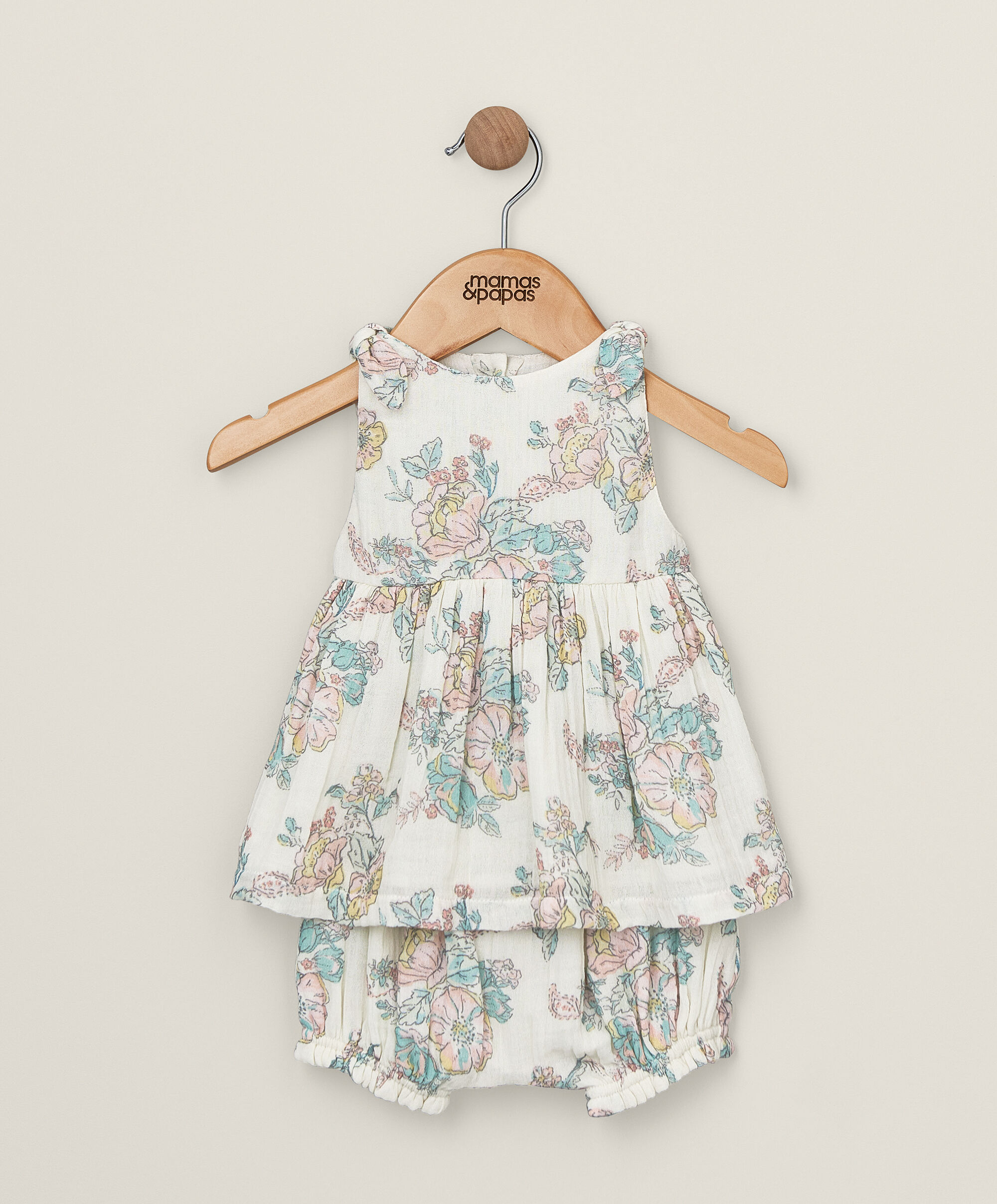 2 Piece Rose Tee & Bloomers