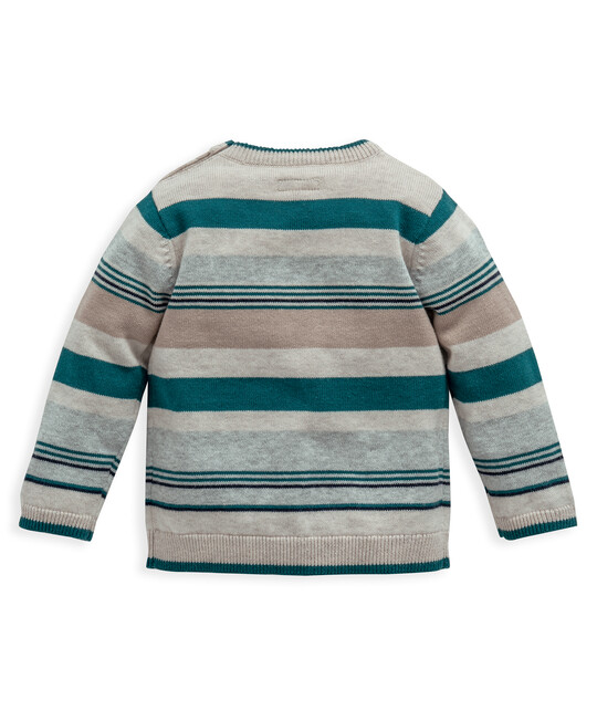 Multi Stripe Knitted Jumper image number 2
