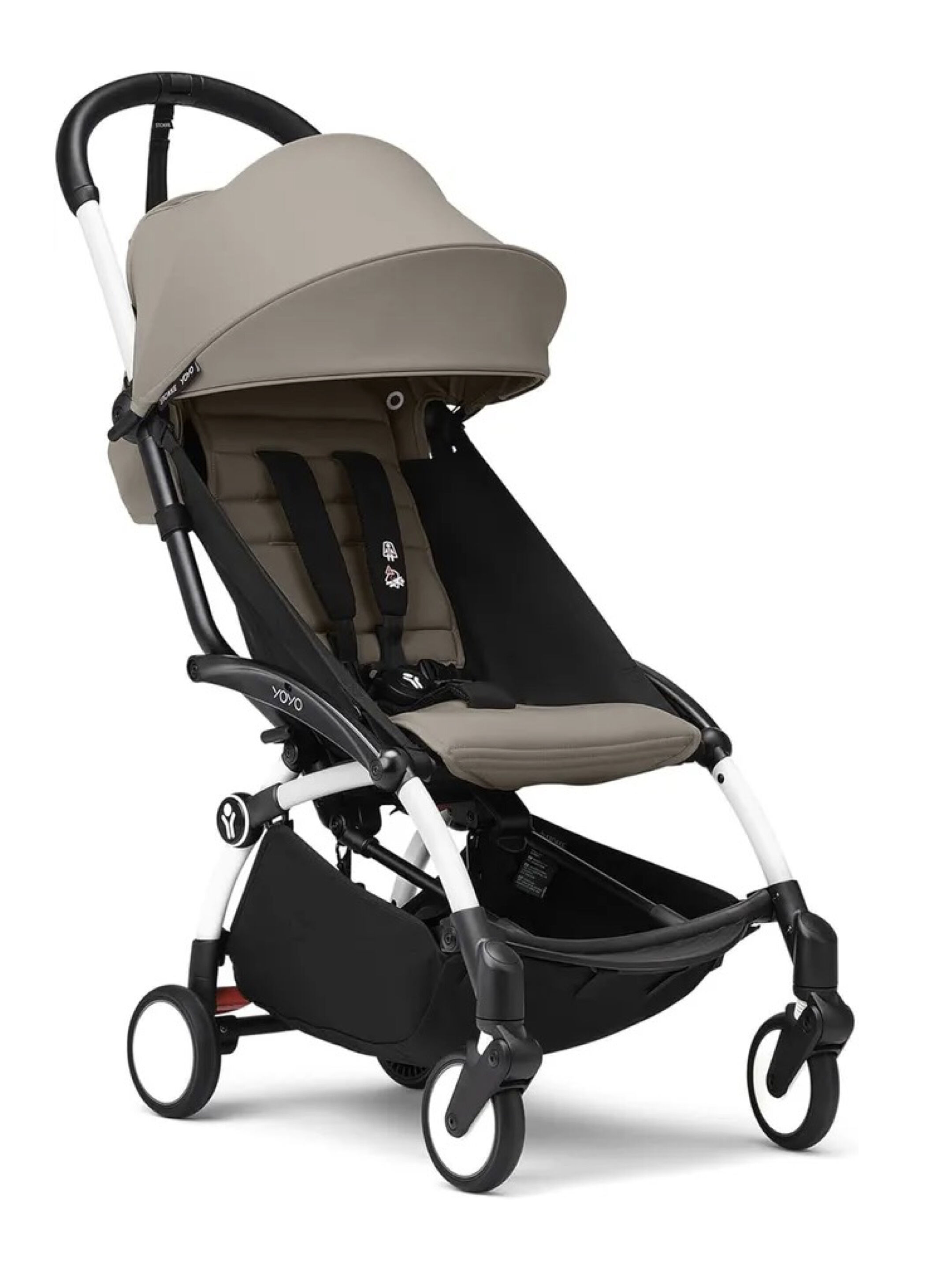 Stokke YOYO3 White Frame with 6+ Color Pack Aqua (2 Pieces)