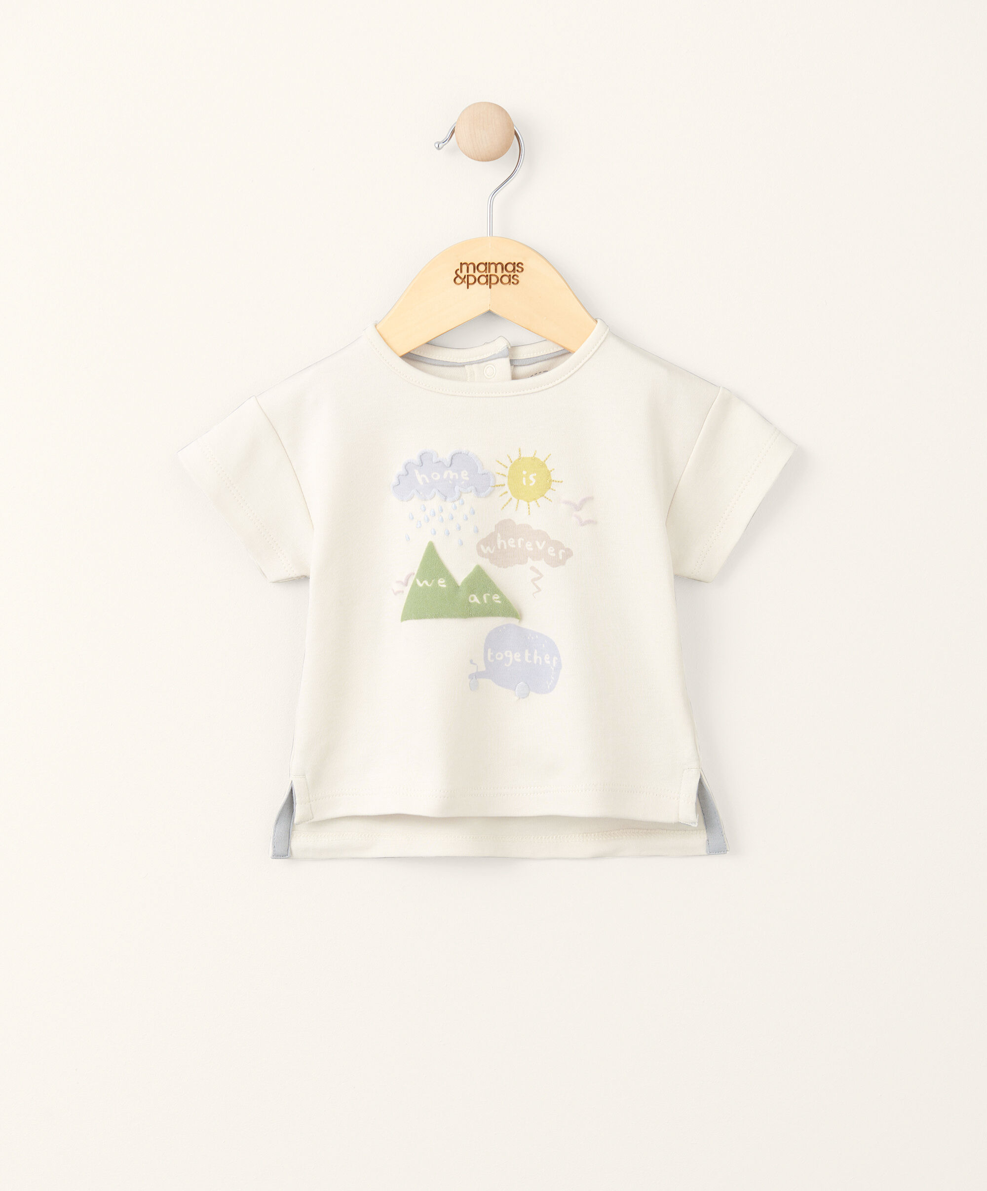 Home T-Shirt - Cream image number 1