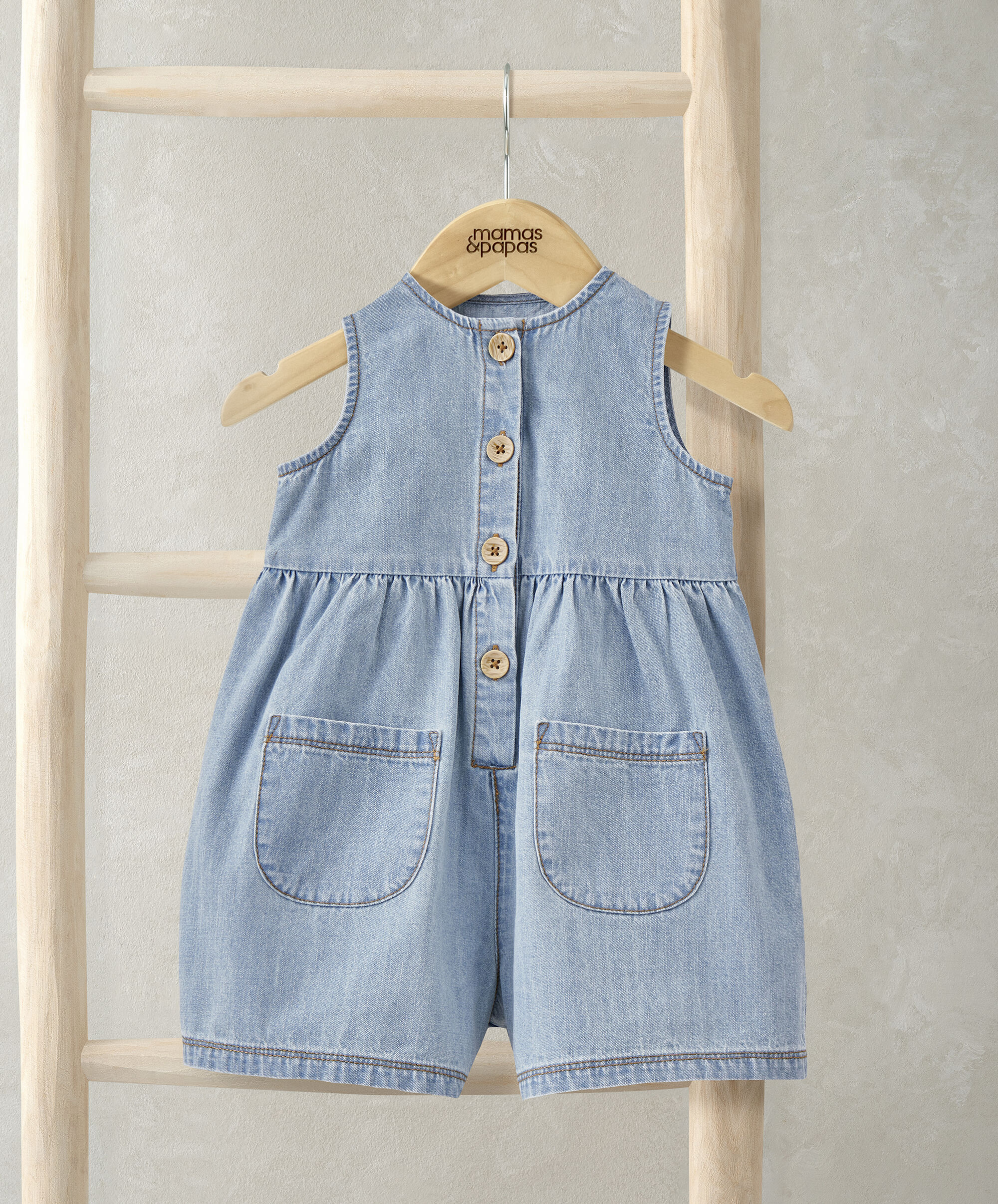 Chambray Romper