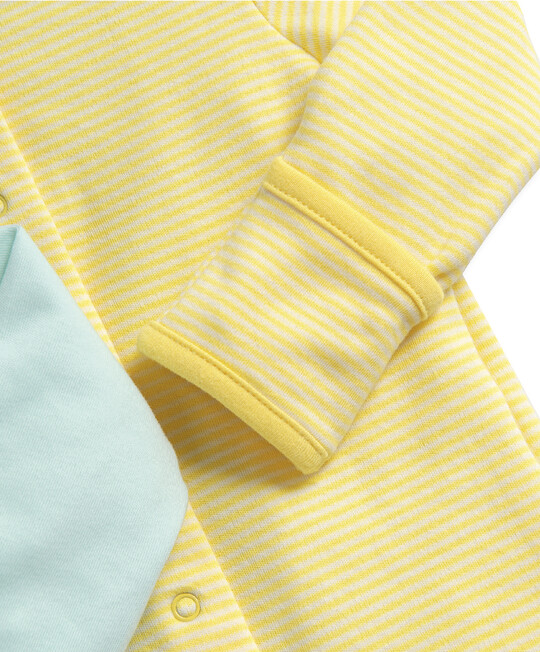 Lemon Sleepsuits 3 Pack image number 6