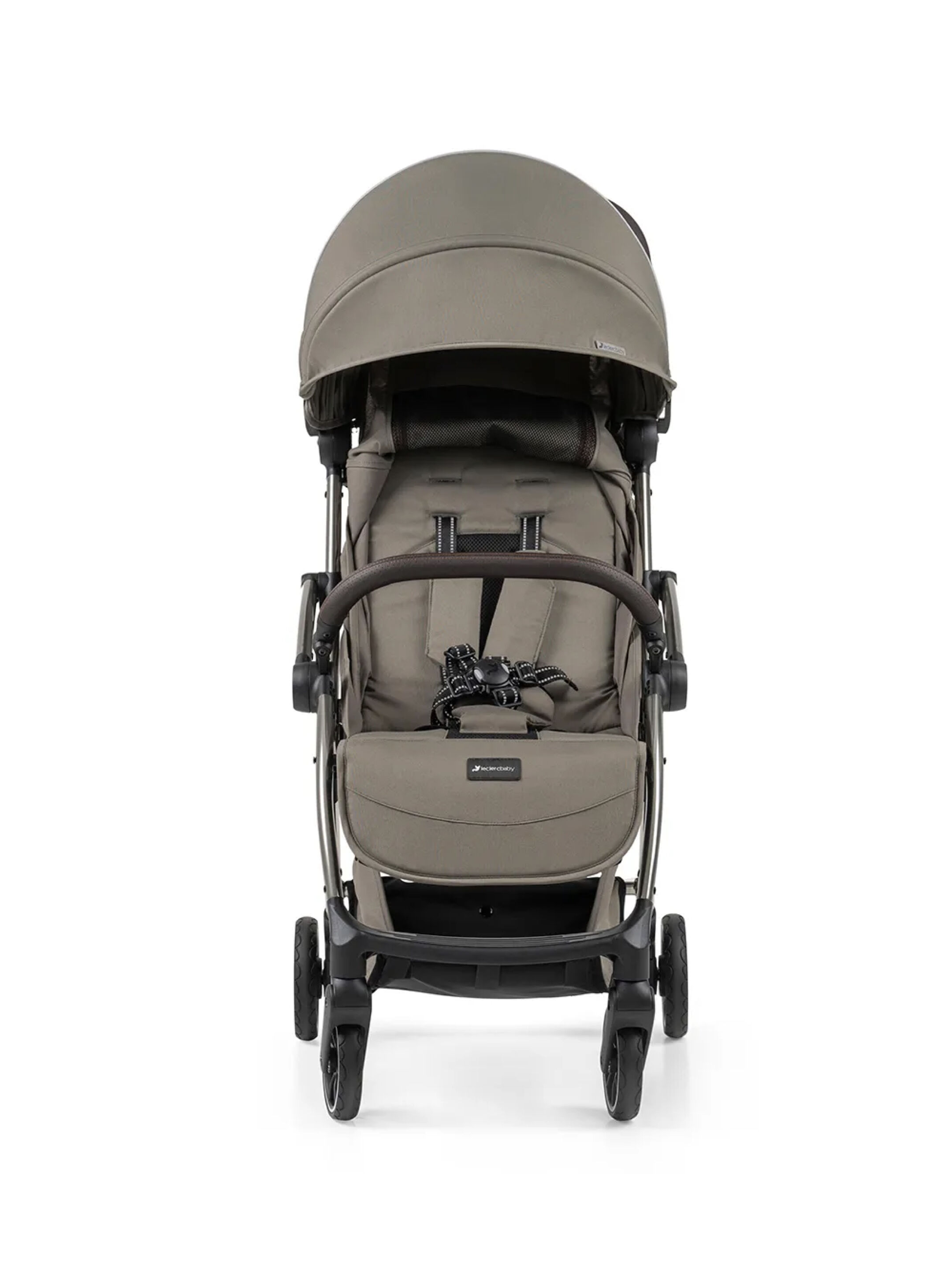 Leclerc Influencer Air Stroller with Bumper Bar and Sun Canopy and Footrest- Olive Green image number 2