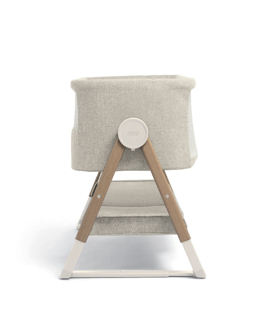 Lua Bedside Crib Beige image number 2