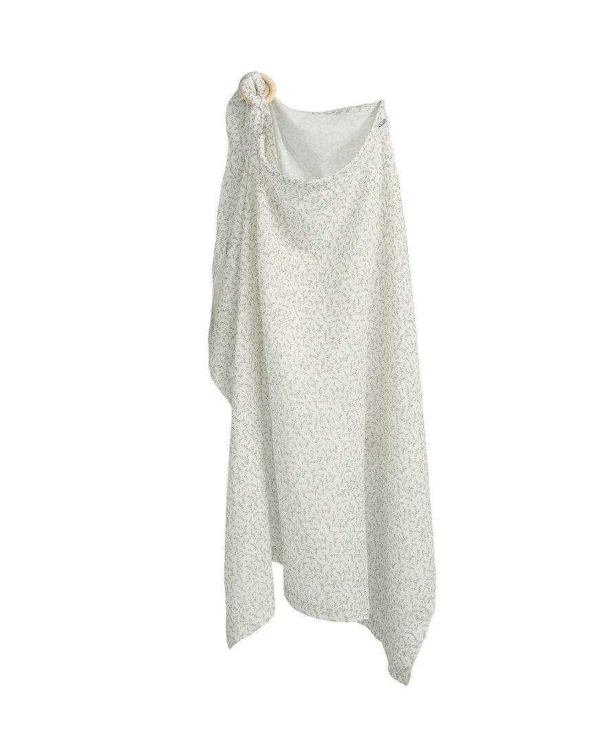 Nursing Cover - Muslin Leaf Print image number 3