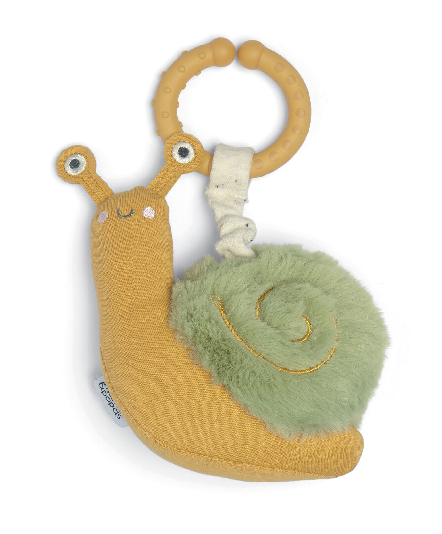 Grateful Garden Snail Squeaker Activity Toy