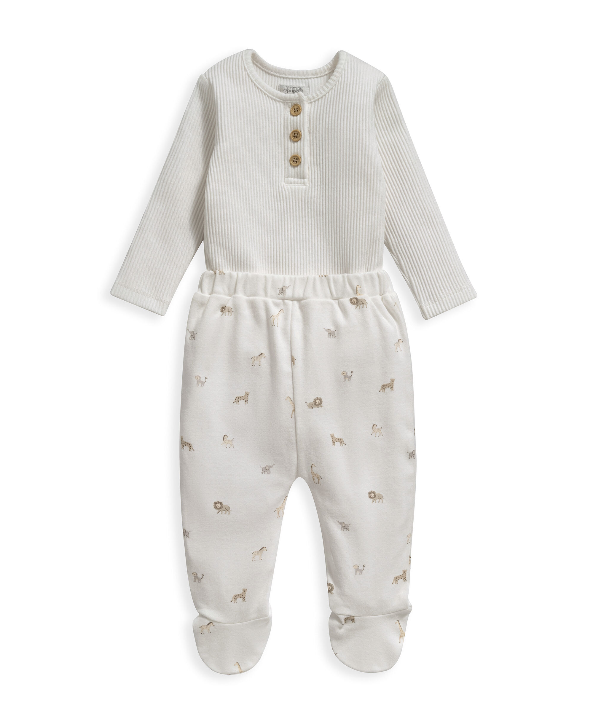 Ribbed Safari 2 Piece Set image number 1