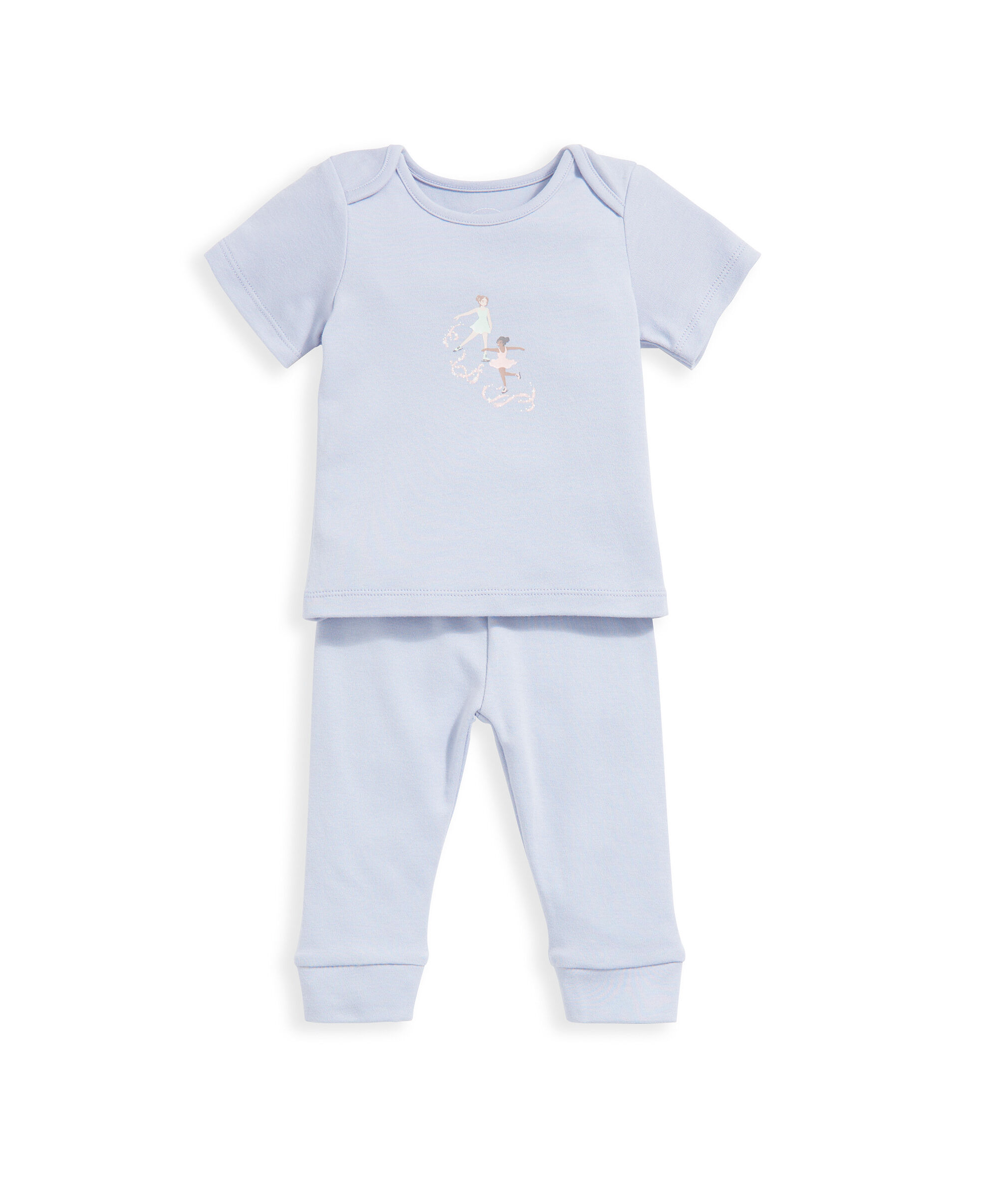 Dancing On Ice Jersey PJs (Set of 2) - Pink image number 3