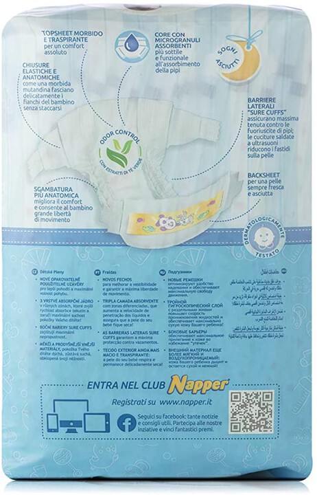 Napper Diapers Soft Hug Parmon From 4Kg-9Kg, 20 Diapers image number 3