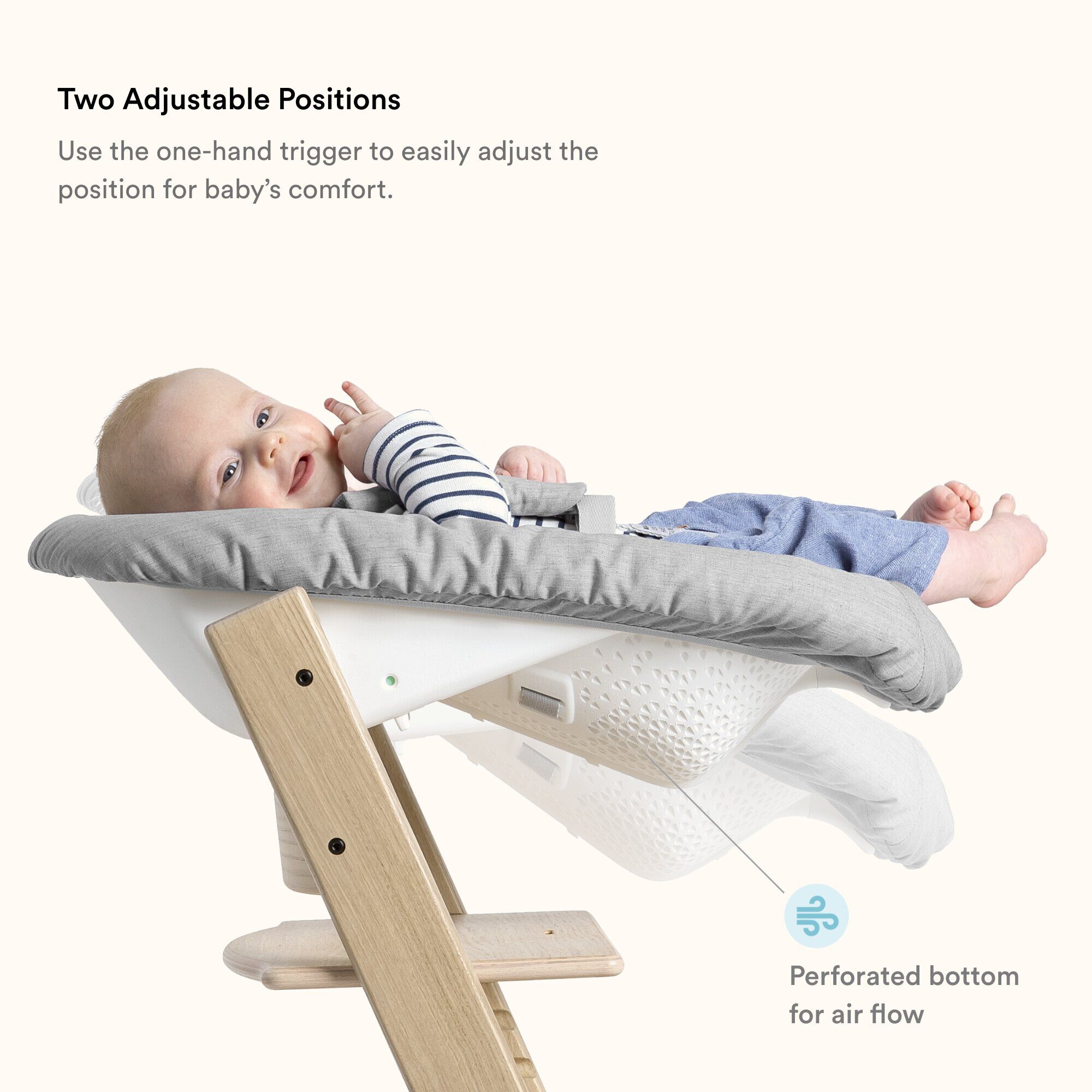 Stokke Tripp Trapp Chair + Baby & Newborn Set Bundle - Fjord Blue ( 3 pieces) image number 4
