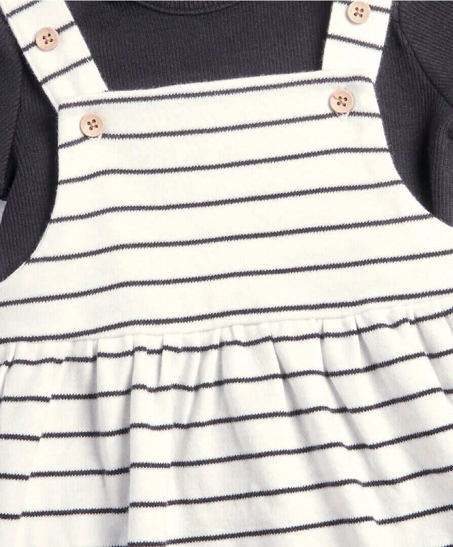 Pinny Dress & Bodysuit Set image number 2