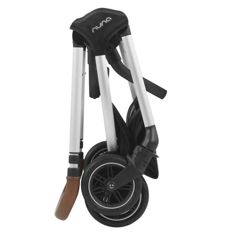 Nuna TRIV Baby Stroller with Rain Cover and Adapter Caviar image number 4