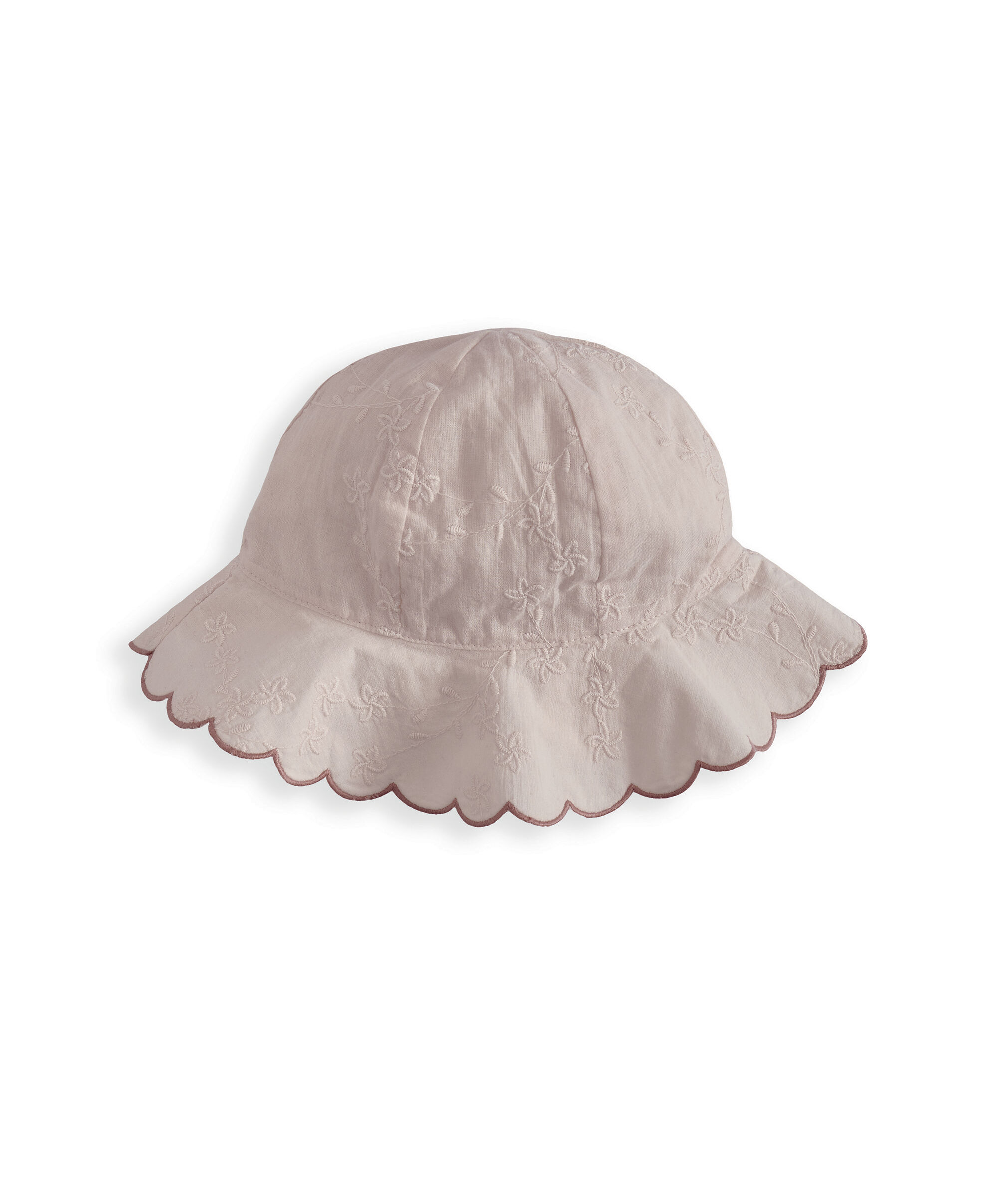 French Pink Romper & Sun Hat image number 4