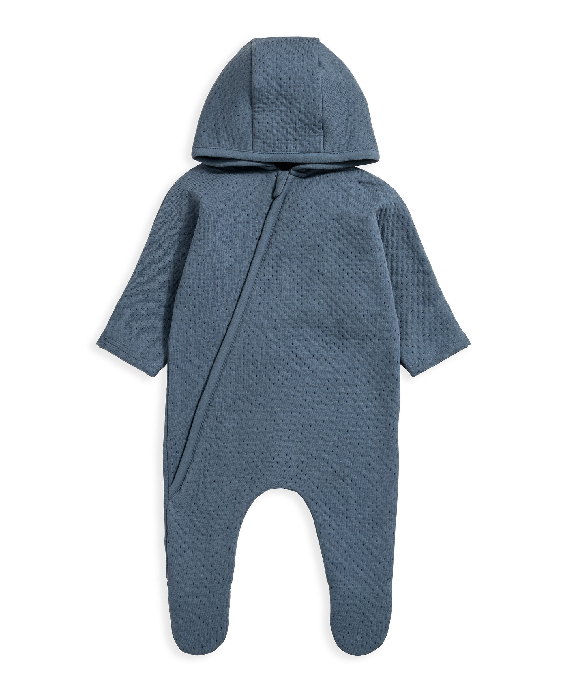 Jacquard Pramsuit - Petrol Blue image number 2