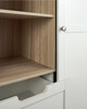 Harwell 4 Piece Cotbed with Dresser Changer, Wardrobe, and Essential Fibre Mattress Set- White image number 23