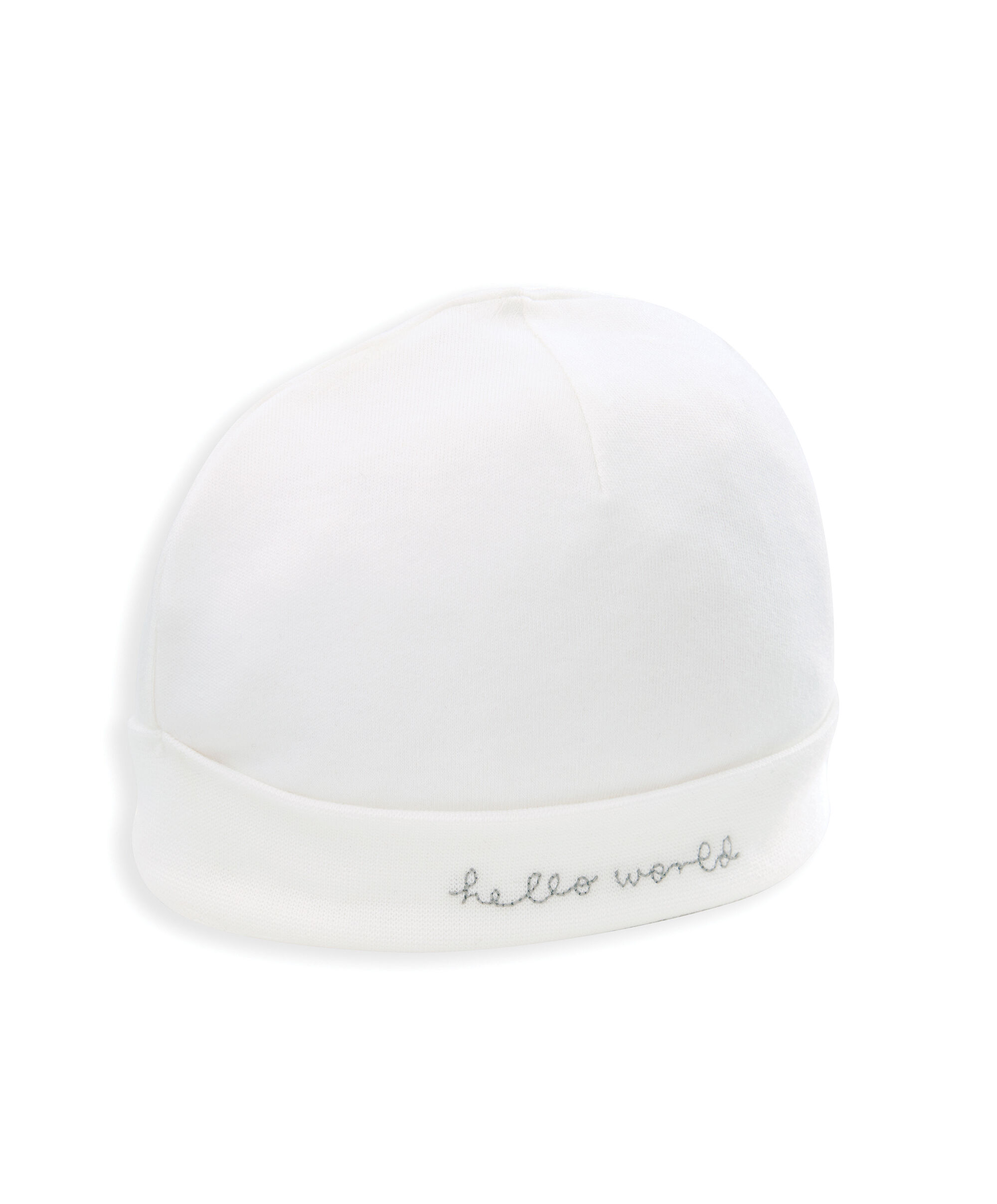 Hello World Hat & Booties - White image number 2