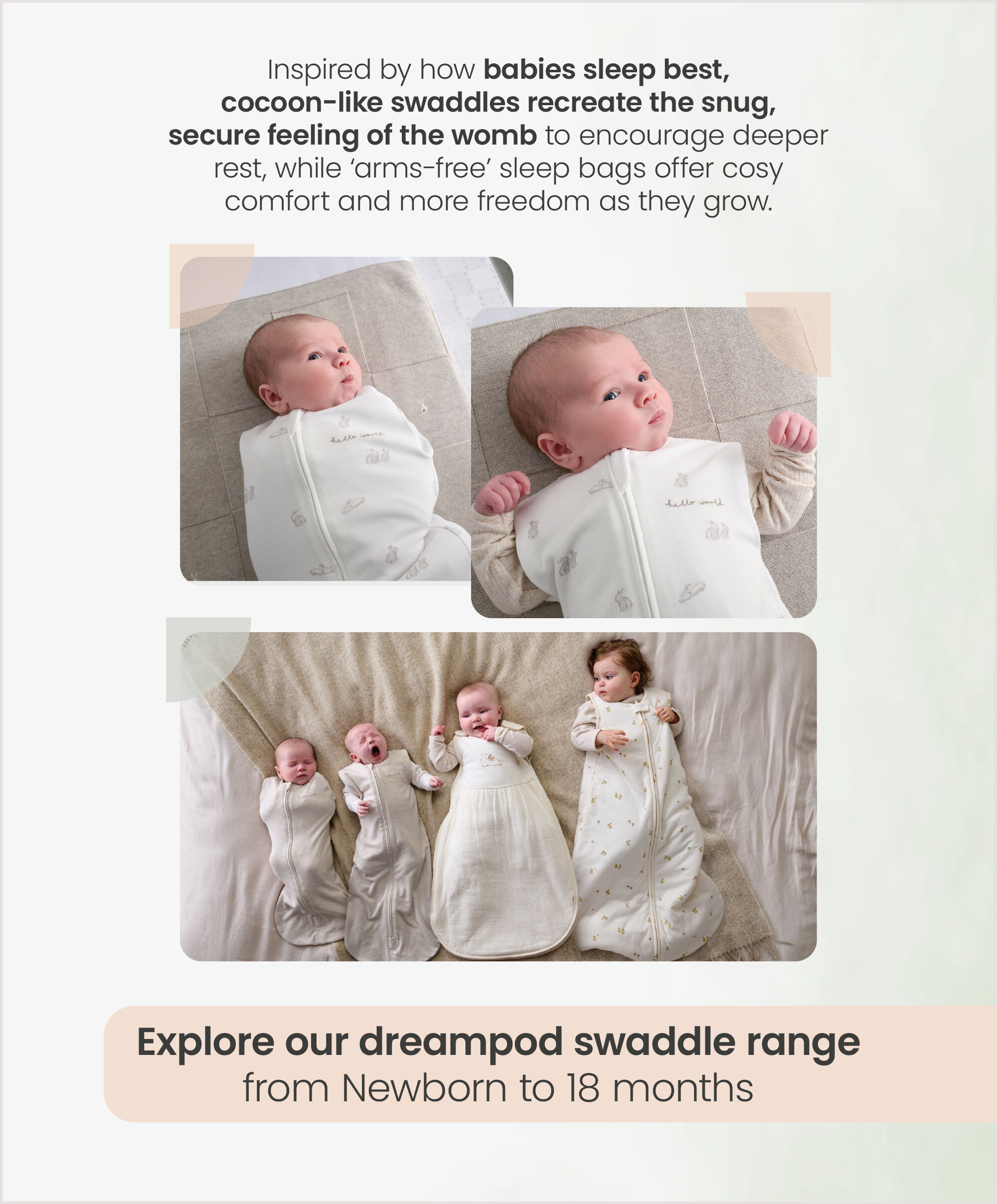 Swaddle - Newborn 1.0T Pink image number 3