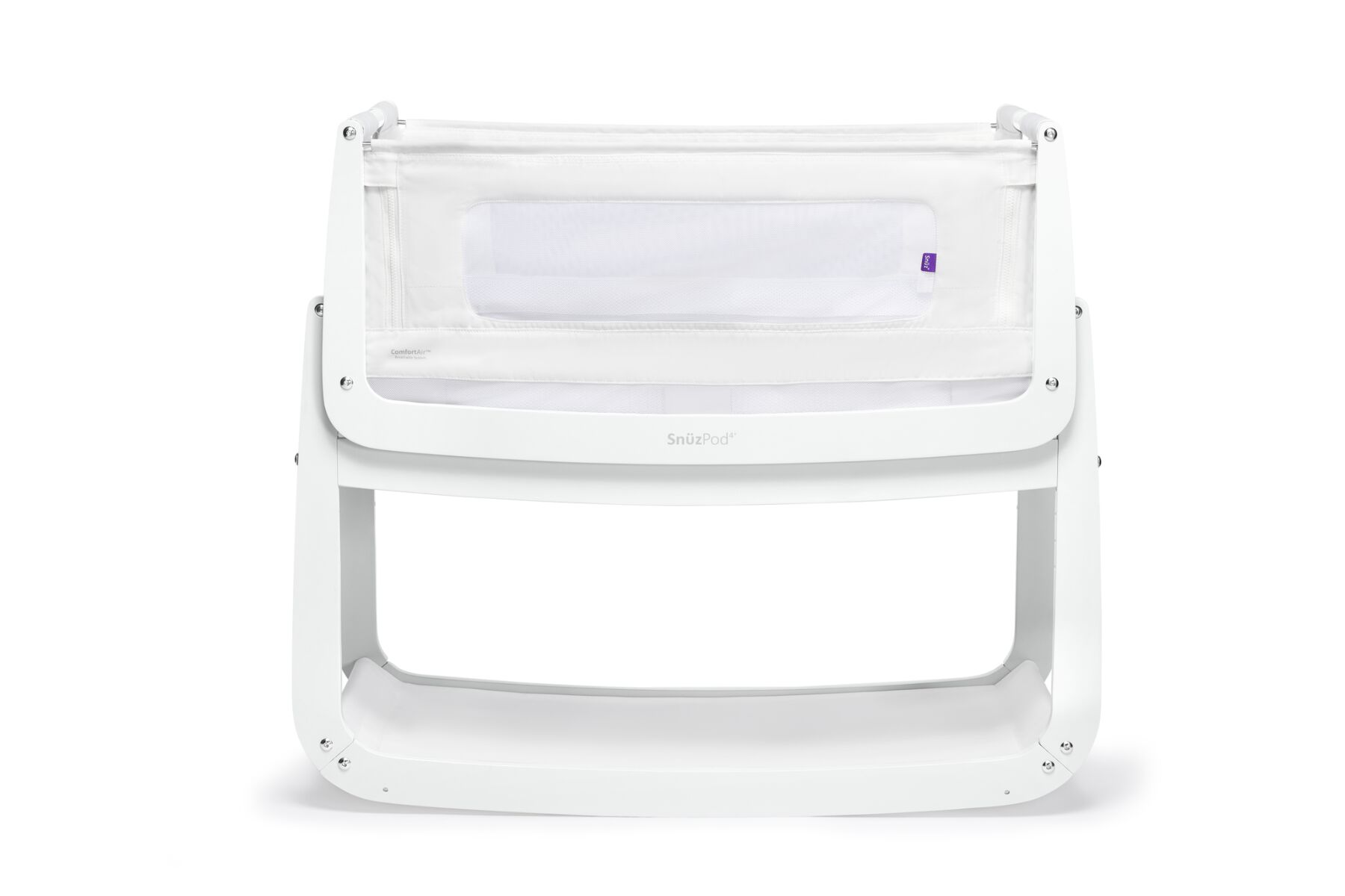 SnuzPod4 Bedside Crib - White image number 1